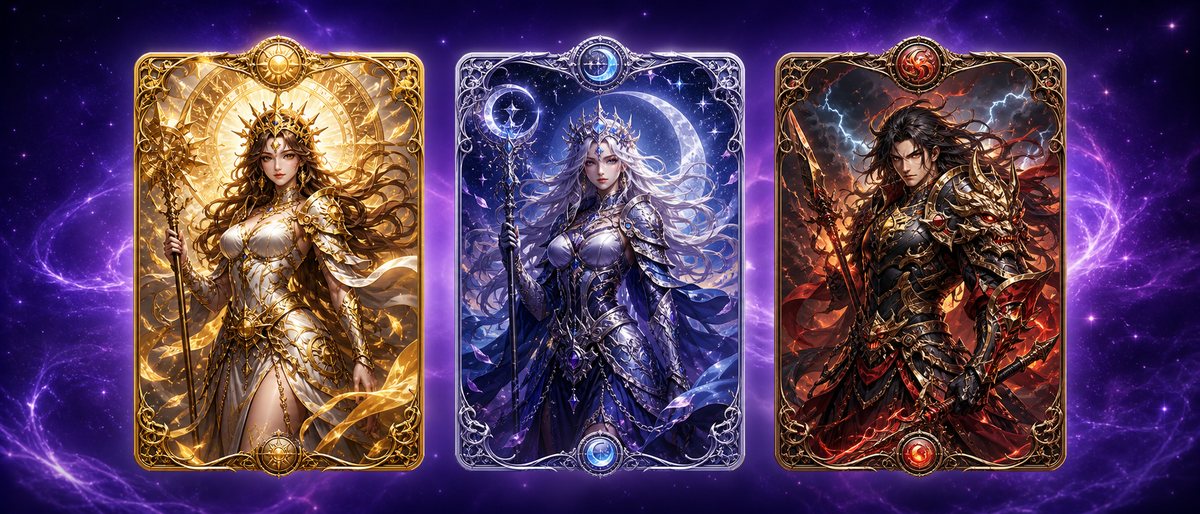 3種類のゴッドカード